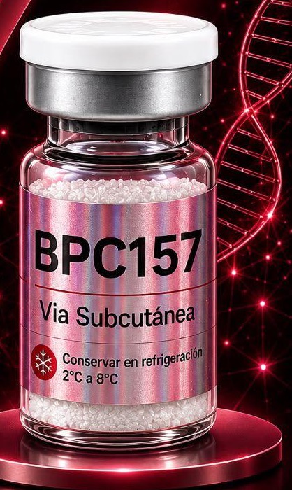 Fotografía del frasco de BPC-157